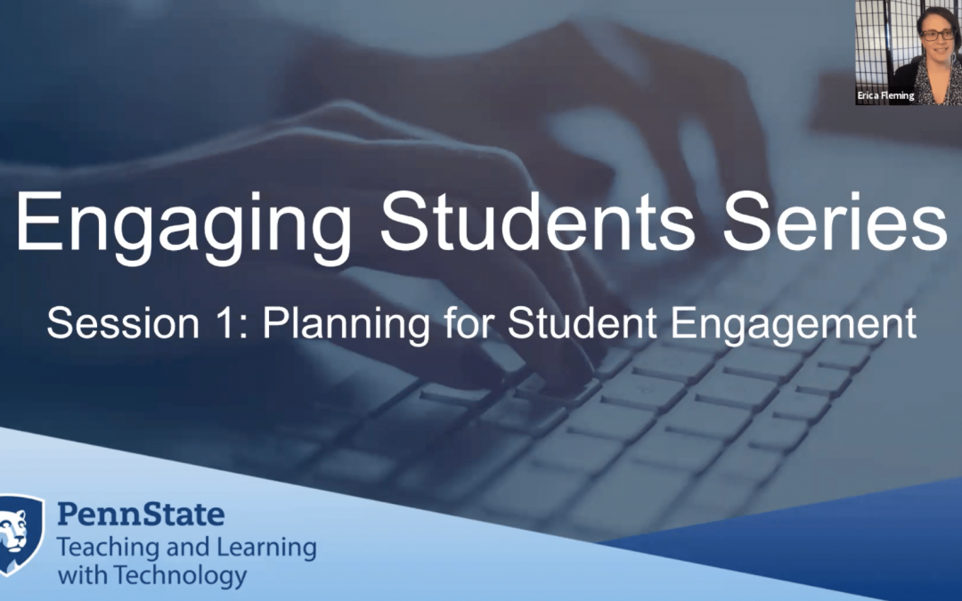The Engaging Students Series