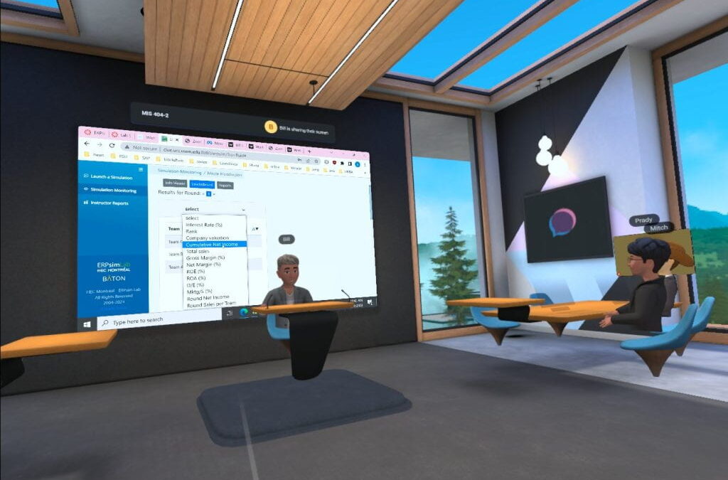 Virtual Reality in a Shared Course: Lunch & Learn